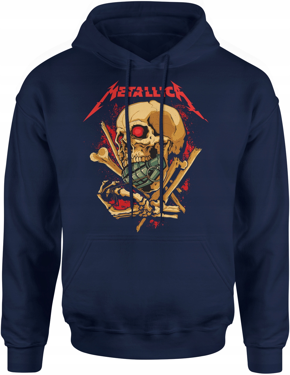 

Metallica Bluza Męska Metalica Heavy Metal Rozm L