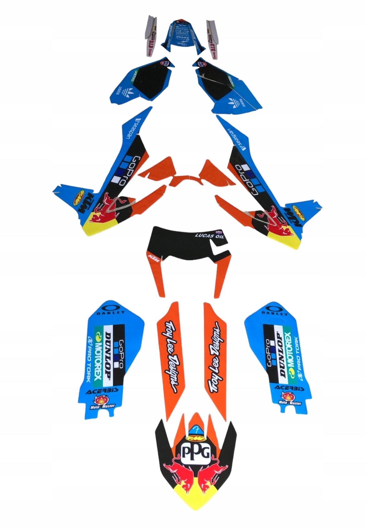 Ktm Exc Exc-f 17-19 dýha Go z Talianska Cubamoto