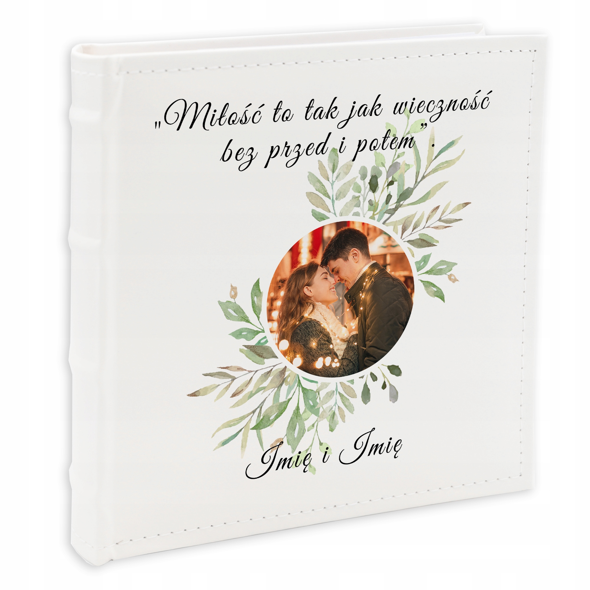 Album na fotografie 10x15 cm Bílý Na Svatba Personalizovaný Kreator