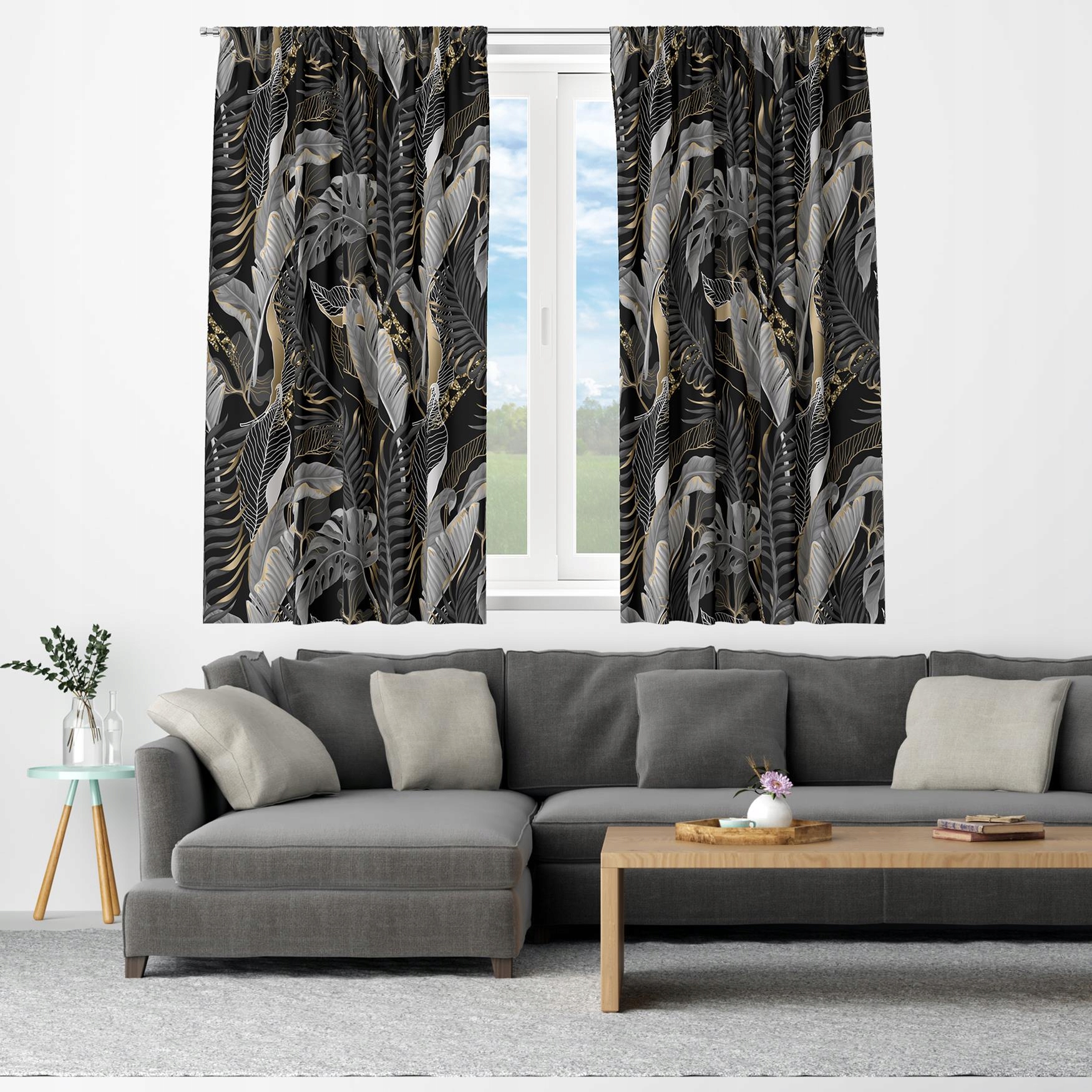 GOTOWE ZASŁONY NA ŻABKI 140x160 ZASŁONA NA TAŚMIE 095 095 Marka inna marka