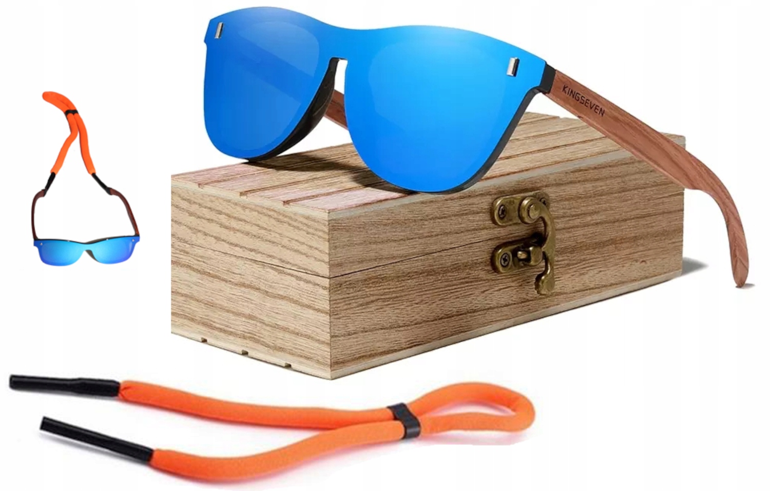 

Okulary Drewniane + Polaryzacja - Kingseven UV400