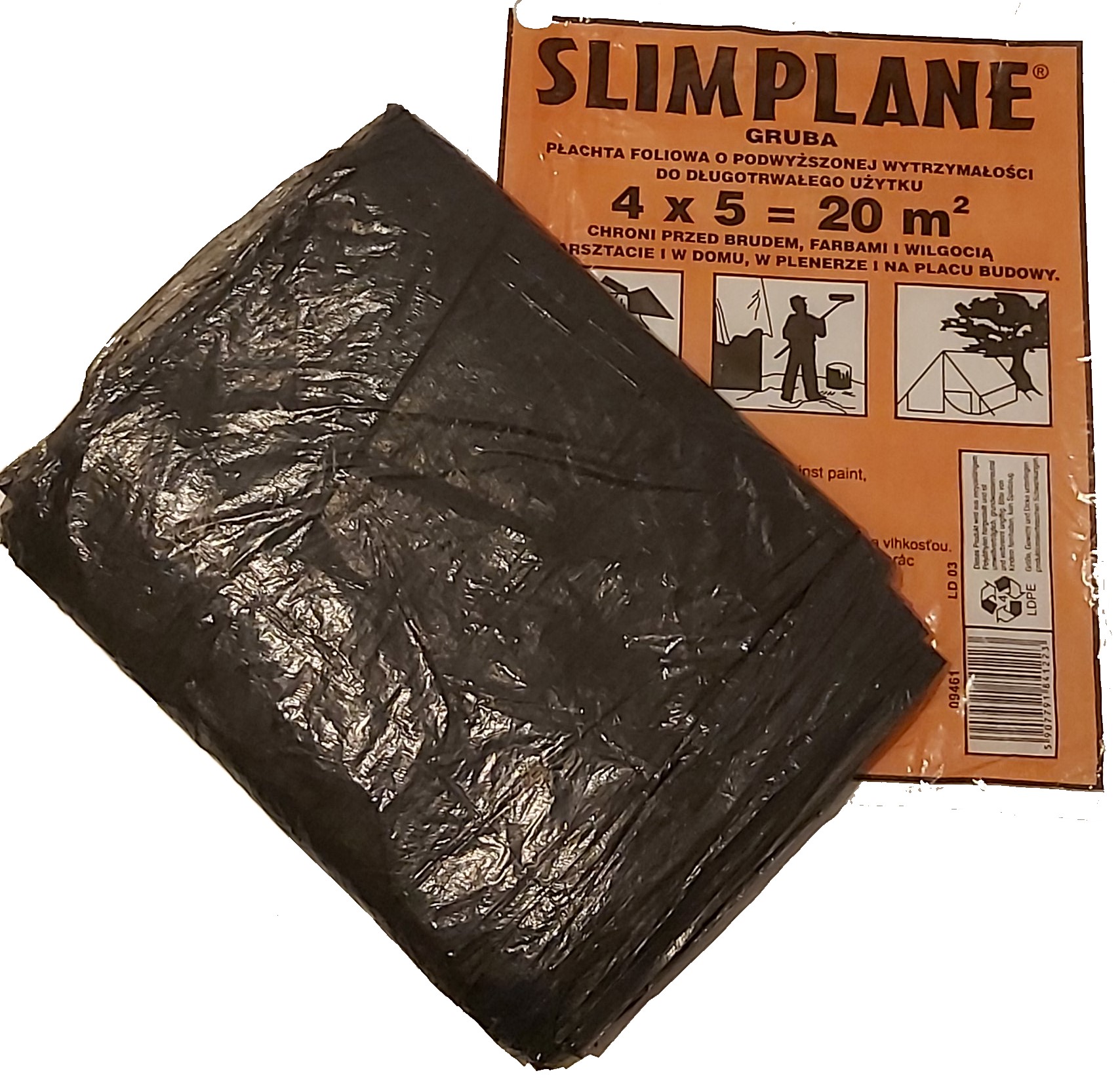 

Folia tynkarska ochronna Gruba Slimplane 18my 20m2