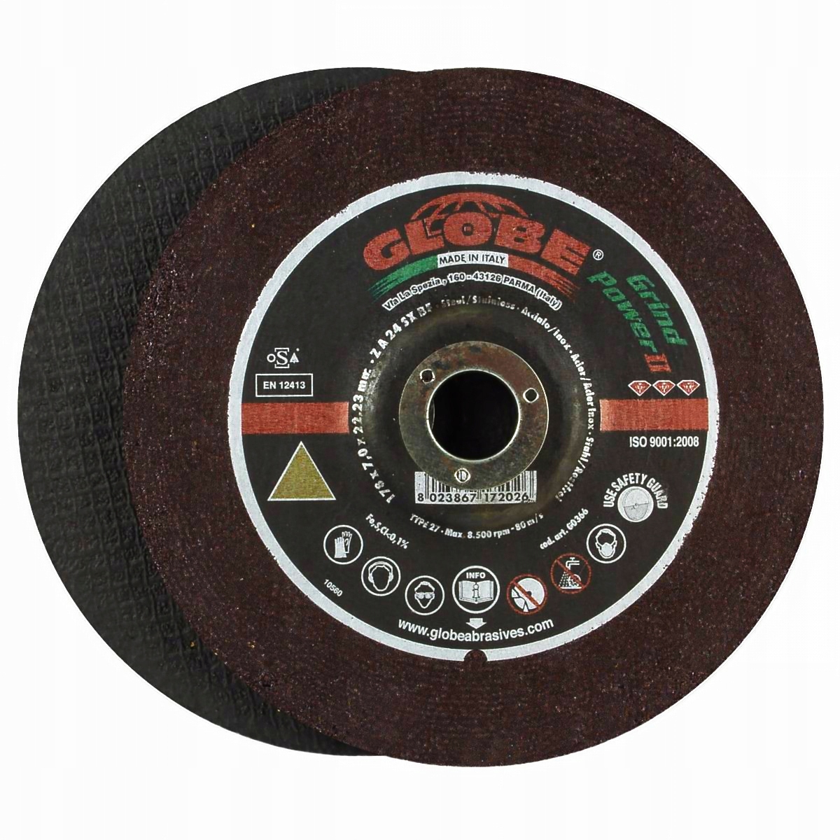 Tarcza do szlifowania stali GLOBE GrindPower 180X7