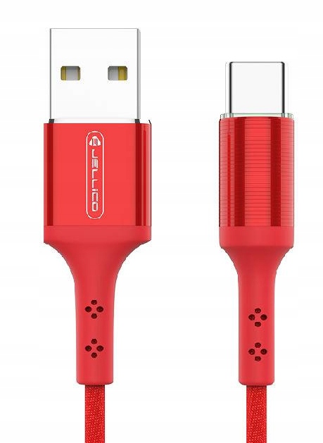 

Jellico Usb Kabel KDS-70 3.1A Usb-c 1.2M czerwony