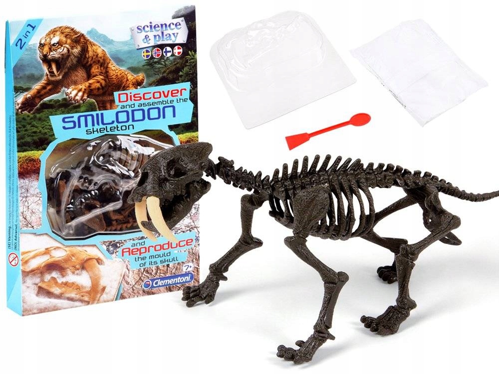 

Clementoni Smilodon Zbuduj Szkielet tygrysa ZA3713