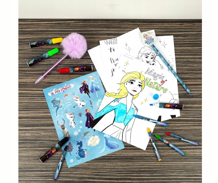 Zestaw do kolorowania KRAINA LODU w plecaku Marka Undercover