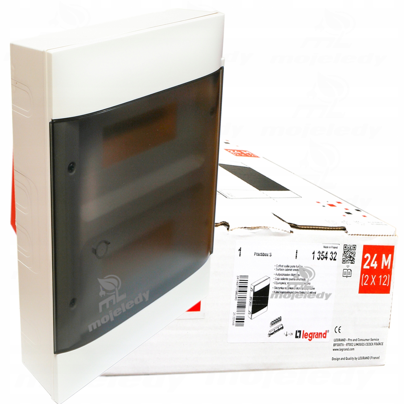 Nástěnný rozvaděč 2x12 S-24 N+pe dveře 135432