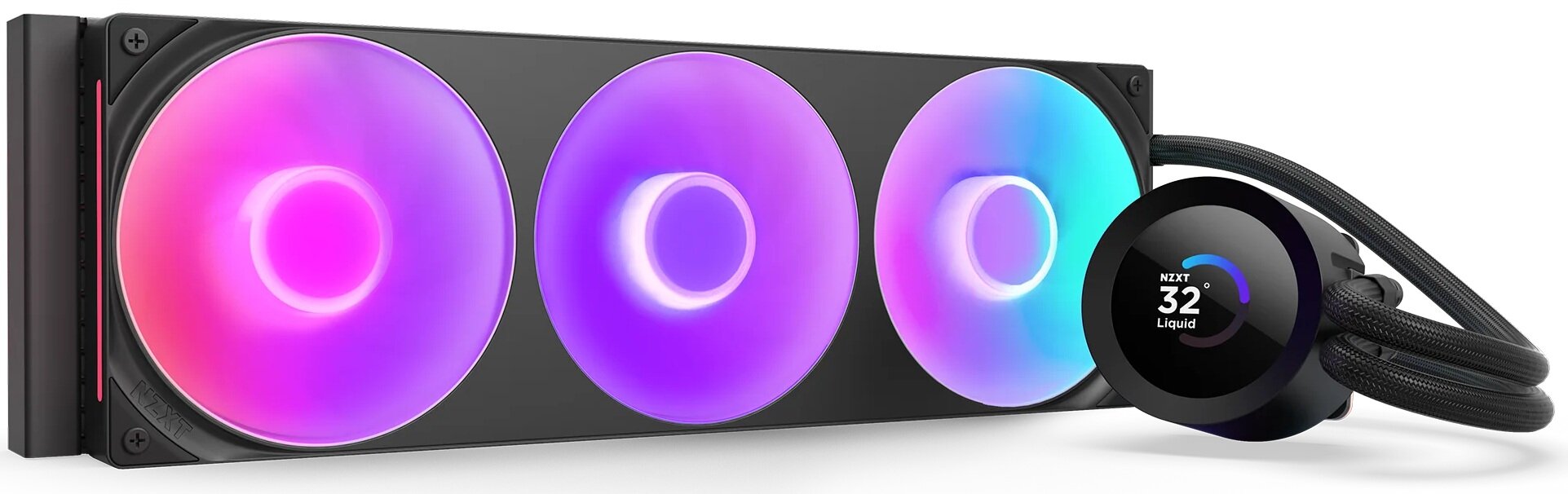 Vodné chladenie Nzxt Kraken Plus 360 Rgb LCD čierne