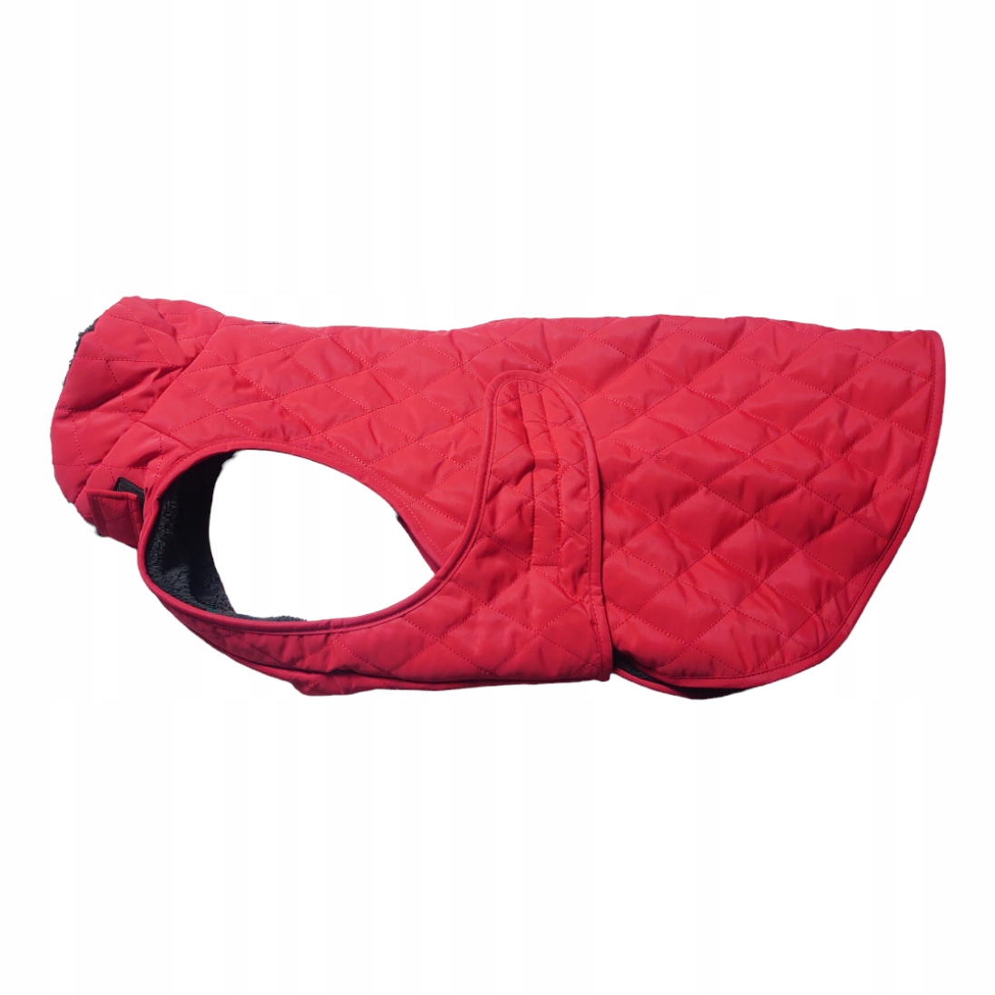 Levně Bunda pro psa červená zateplená s fleecem velikost 40cm
