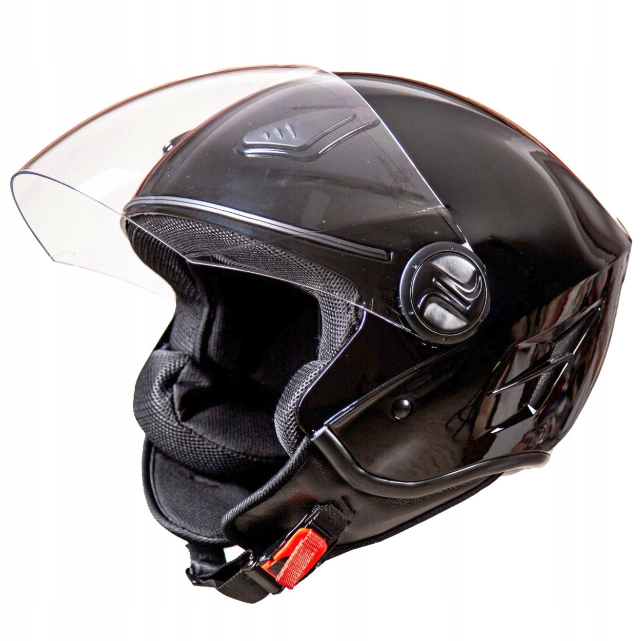 Kask otwarty TORQ-202 Xs czarny połysk |ece 22.06|Skuter Motorower Motocykl