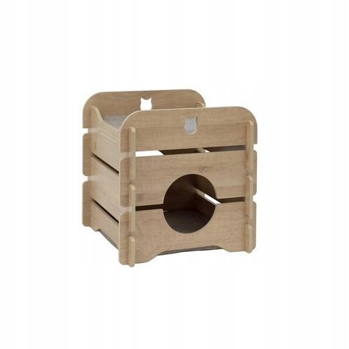 Levně Domeček pro kočky Catit Vesper Cottage 50x50x49 Cm, Dub