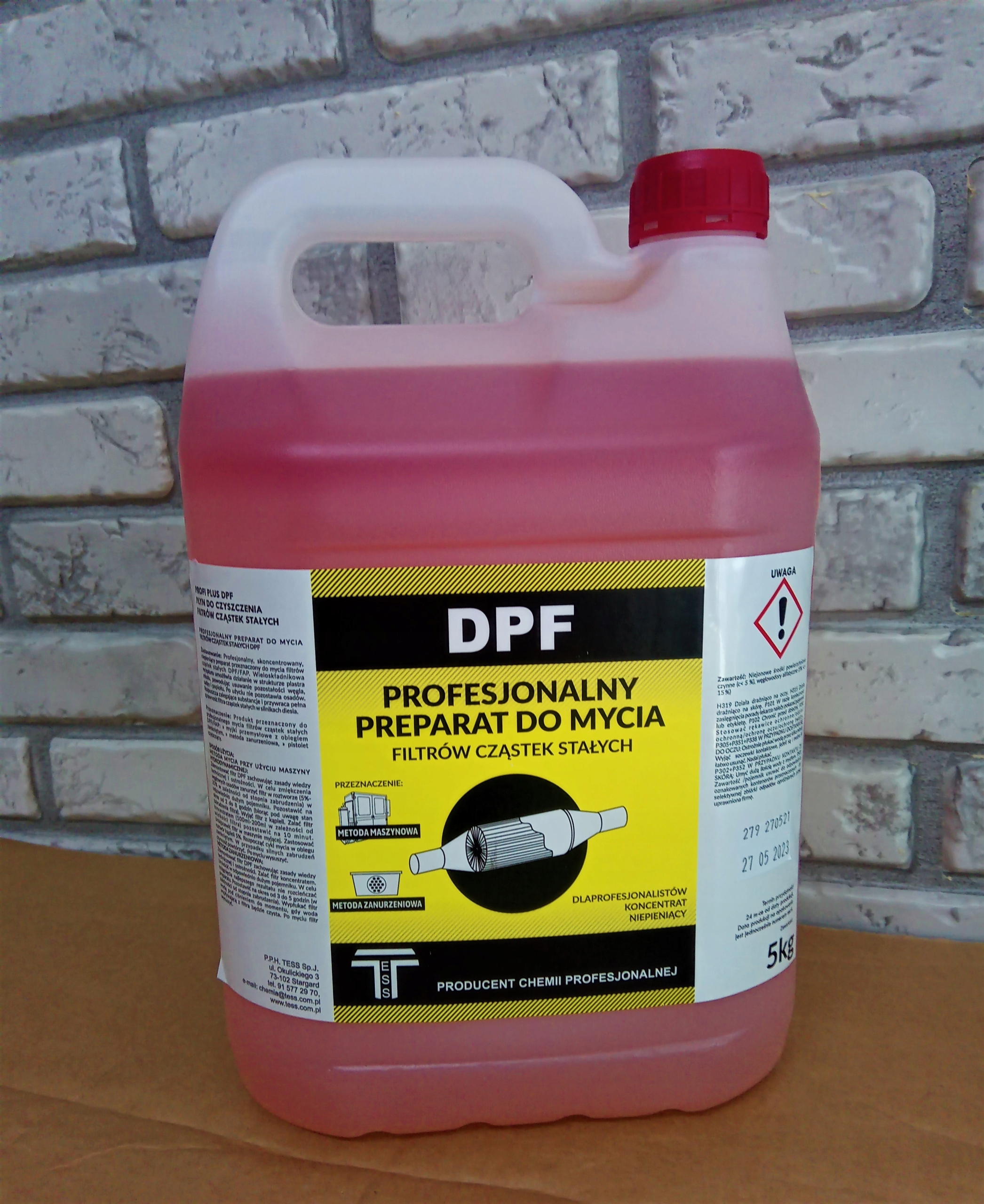 

Dpf Cleaner Płyn do mycia Dpf Fap 5L Mocny