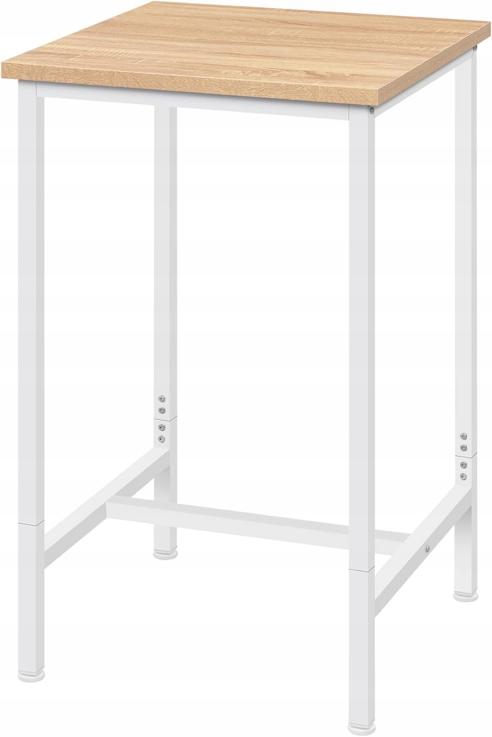 Woltu Barový Stůl Bistro Stolek Kovový Rám Deska E1 60 X 60 X 100 CM