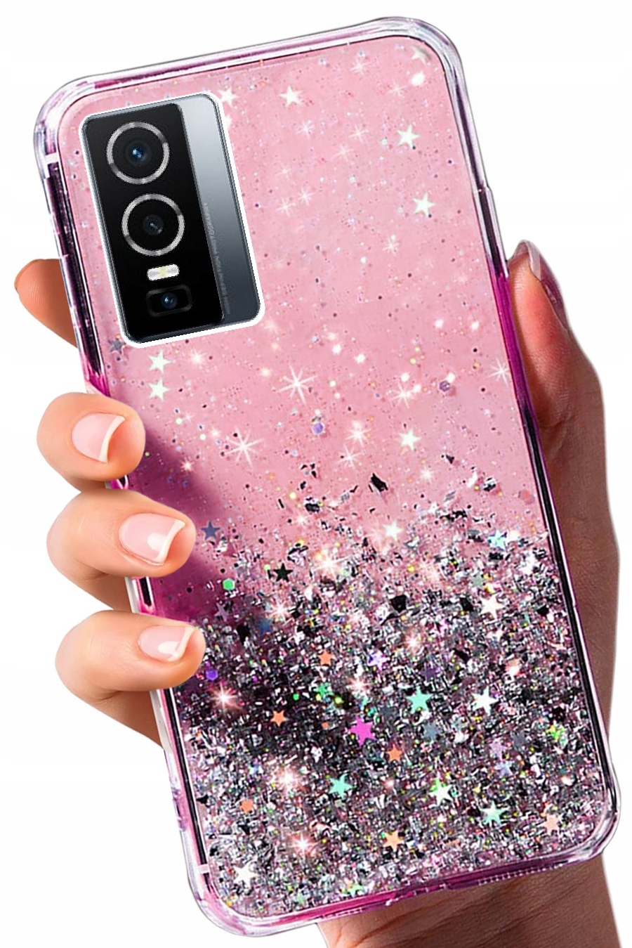

Etui Glitter Brokat Case Do Vivo Y76