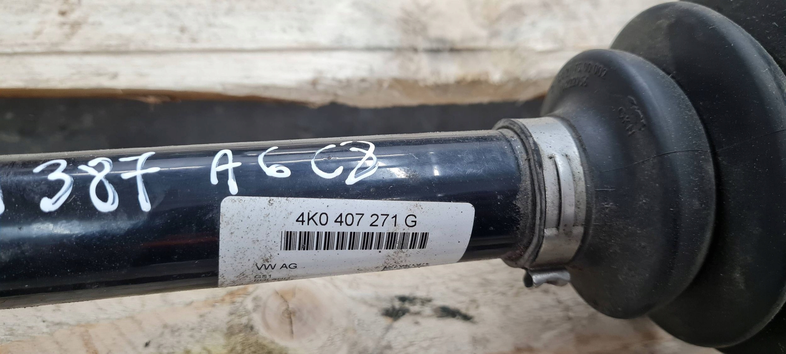 A6 C8 4K semi-axis semi-axis left right 2.0 TFSI HYBRYDA 4K0407271G A7 4K
