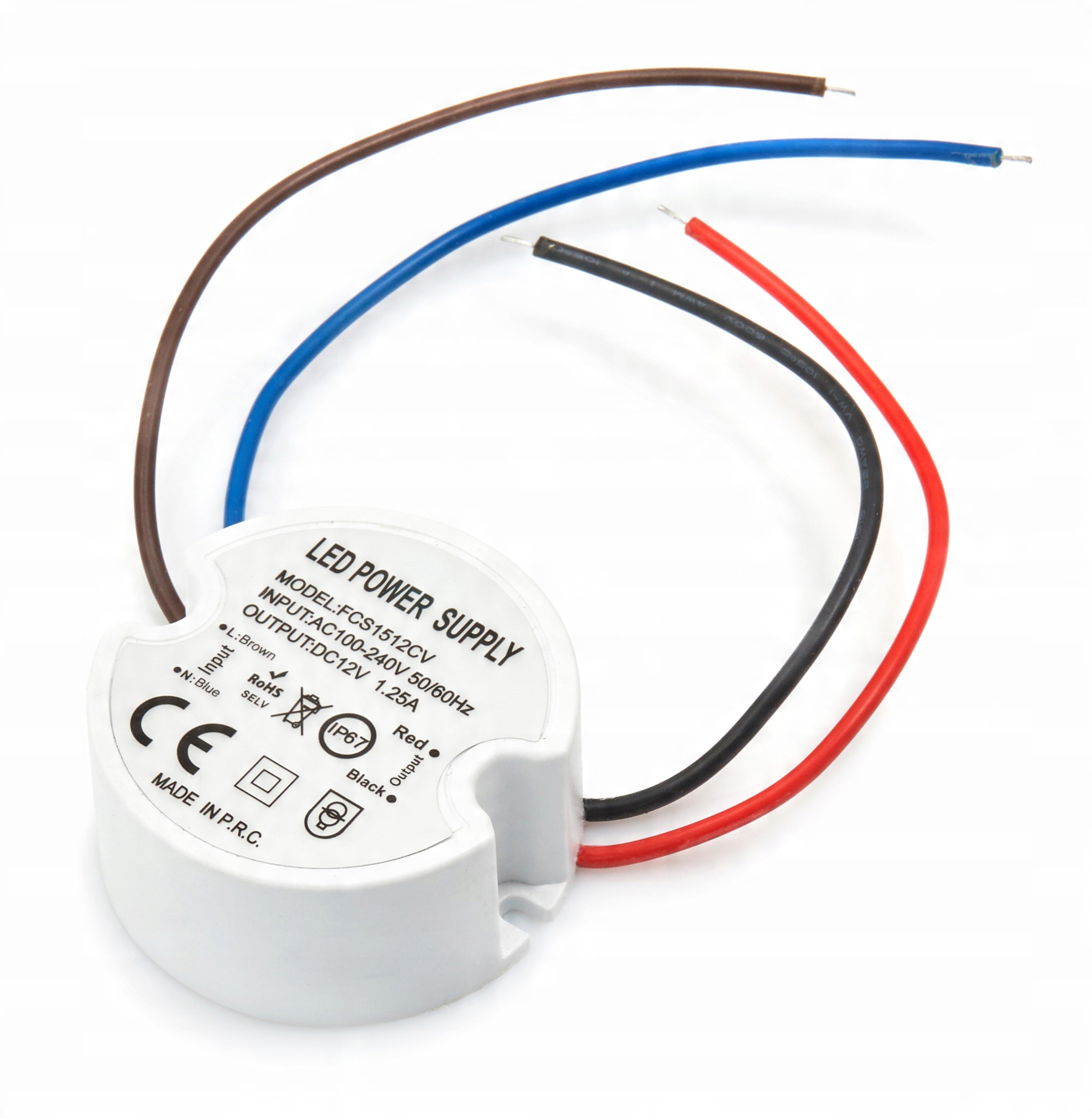

Zasilacz Dopuszkowy 12V 1.25A 15W IP67