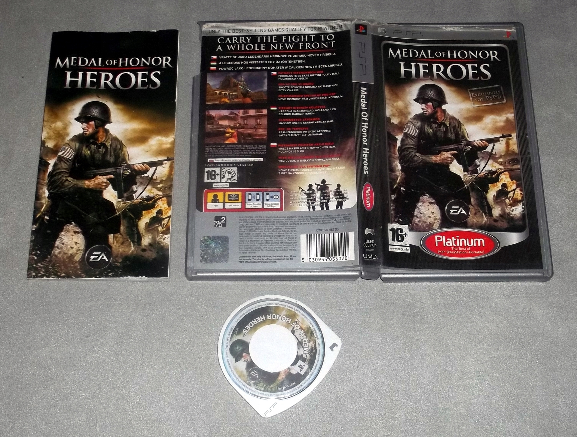 Medal of Honor Heroes PlayStation Portable (PSP) pudełkowa