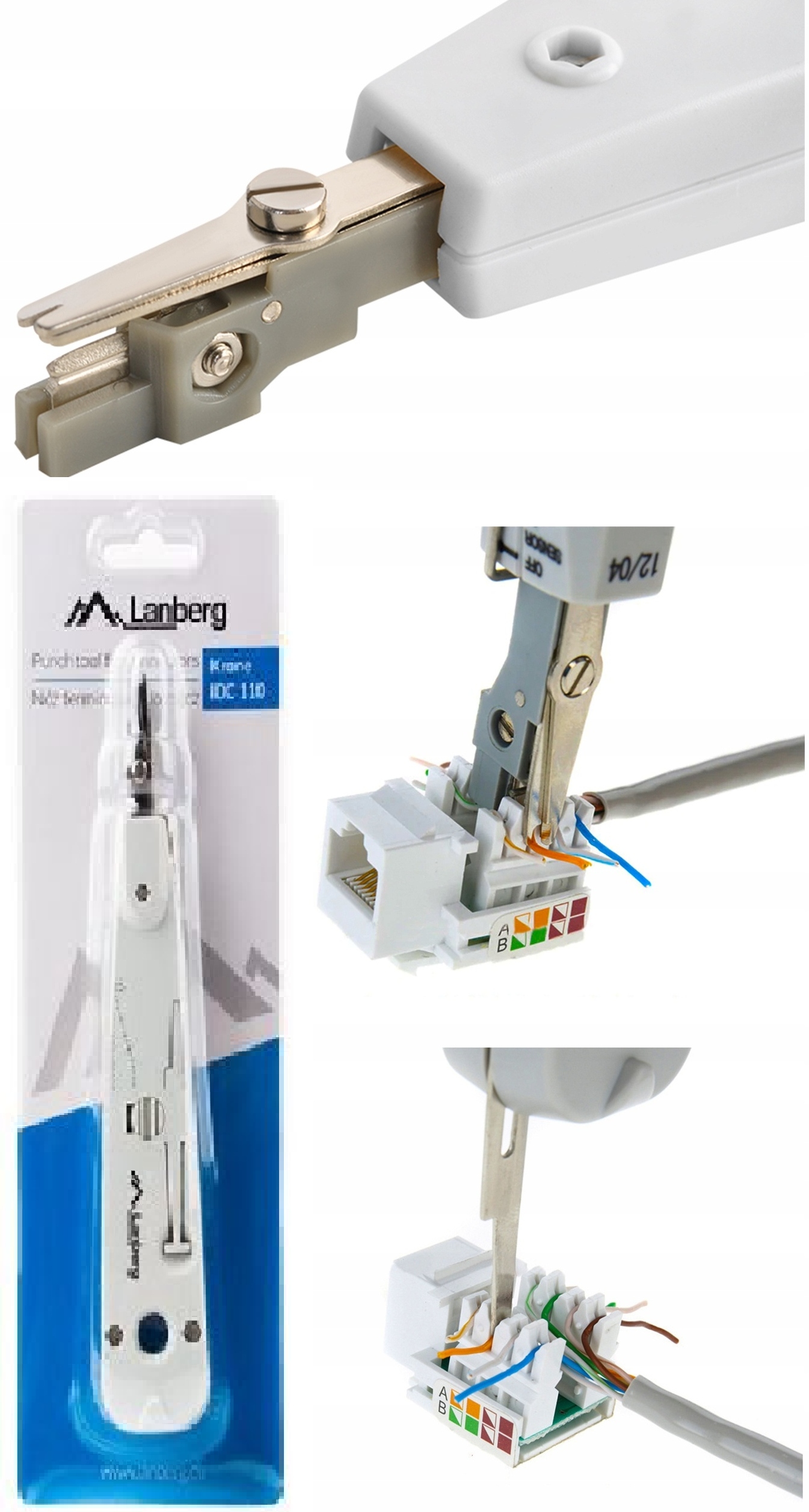 

Nóż Krosowniczy Krone Wciskacz Lsa Lanberg RJ45