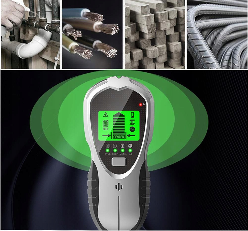 PROFESJONALNY DETEKTOR WYKRYWACZ KABLI 4w1 Marka Giiister