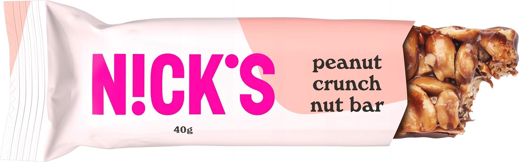 NICK'S PEANUT CRUNCH NUT BAR 40g CHRUPIACY BATON ORZECHOWY