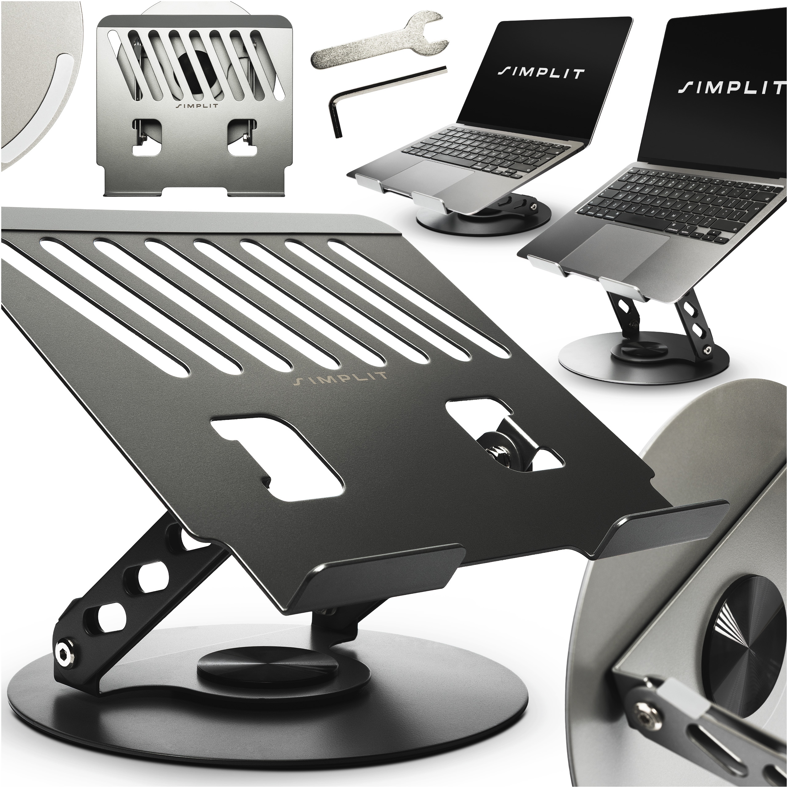 Podstawka Pod Laptopa Regulowana Wentylowana Antypoślizgowa Simplit S01