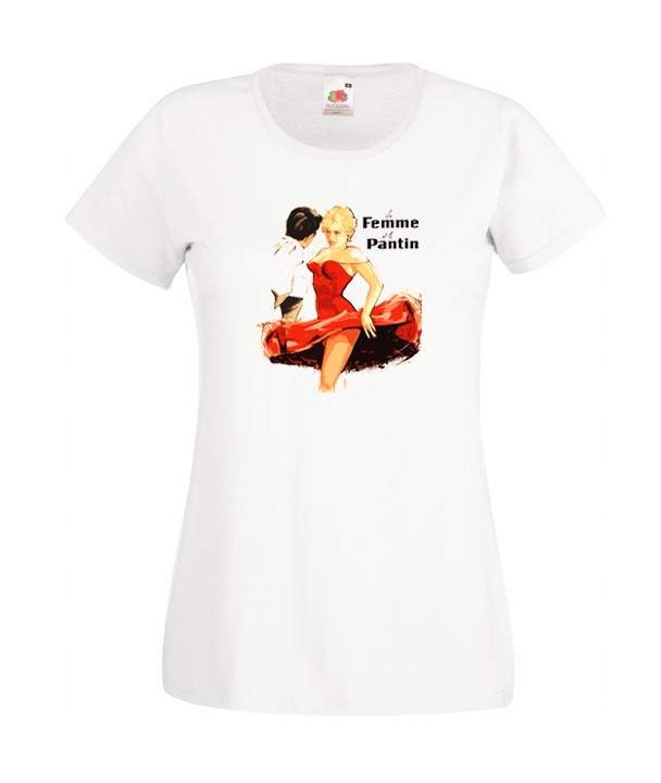 

Xs Koszulka Damska Femme Pantin Kobieta I Pajac