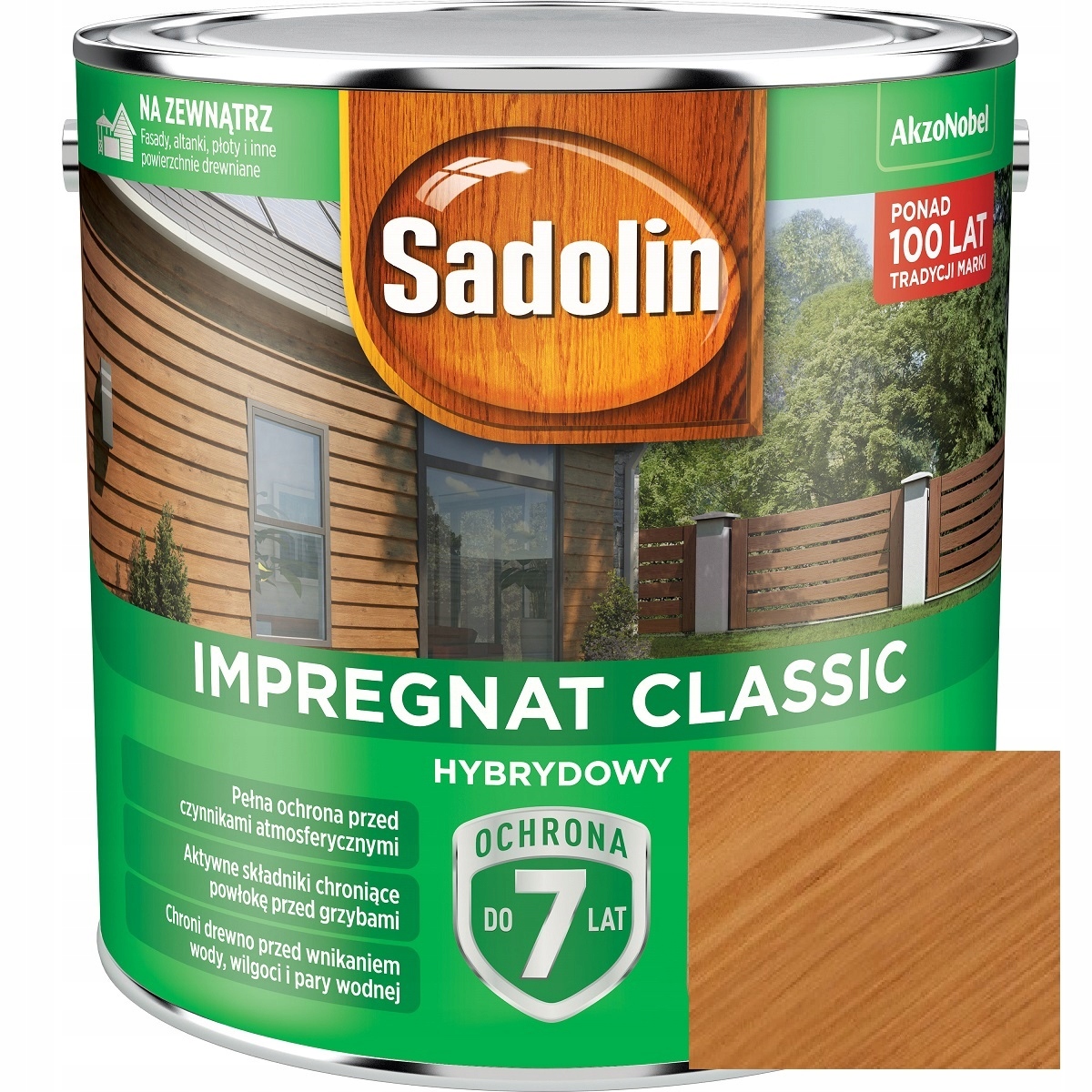 Sadolin Classic Hybrydowy Impregnat Do Drewna Piniowy 4,5L