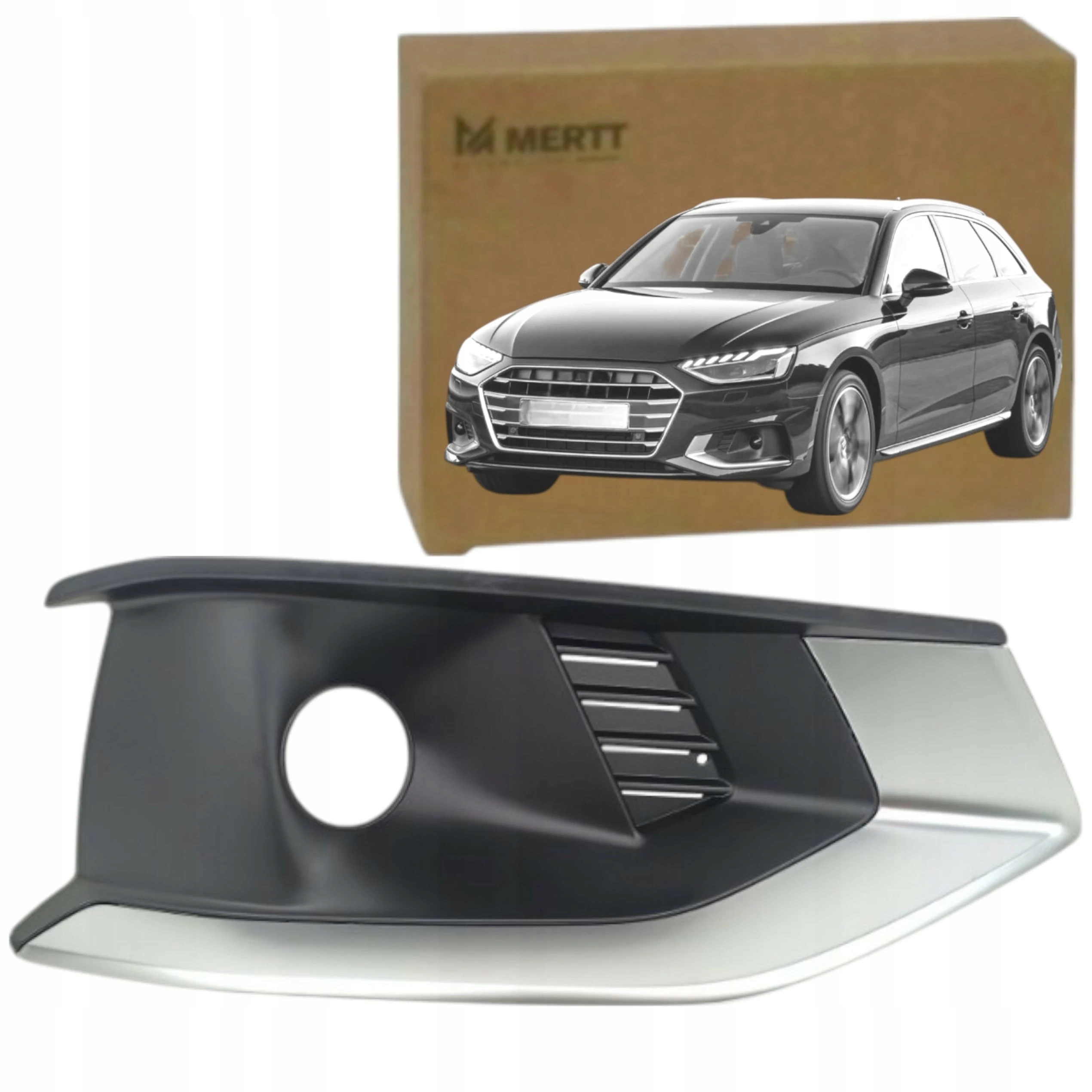 Audi A4 B9 Lift 2019-2024 Mřížka Atrapa Krytka Nárazníku Pravá 8V0807682