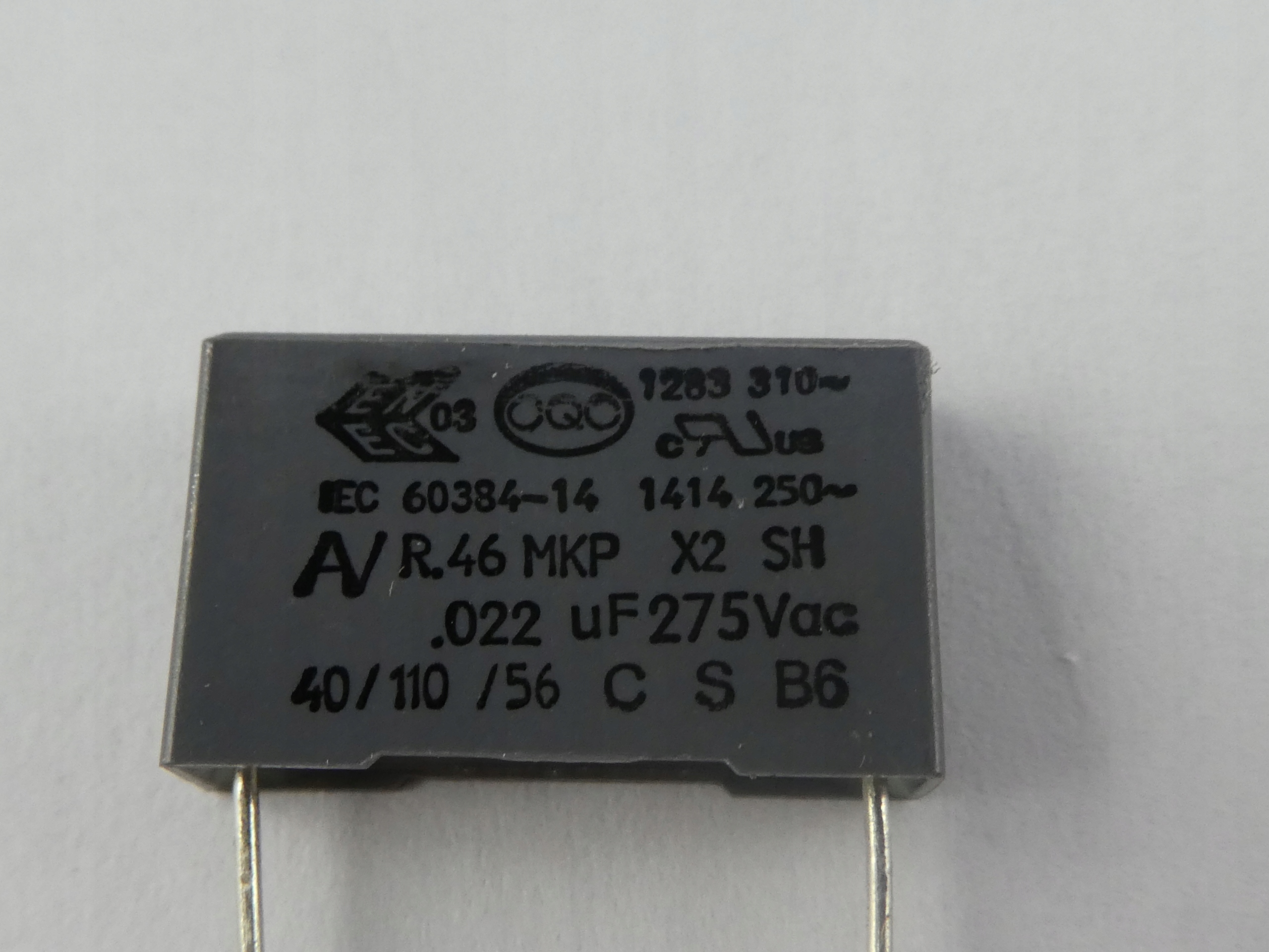 

Foliowy Arcotronics 22nF 10% 275V Ac 20szt