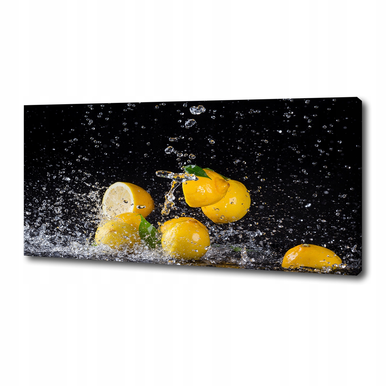Fotoobraz obraz na plátně Citrony a voda 125x50 cm