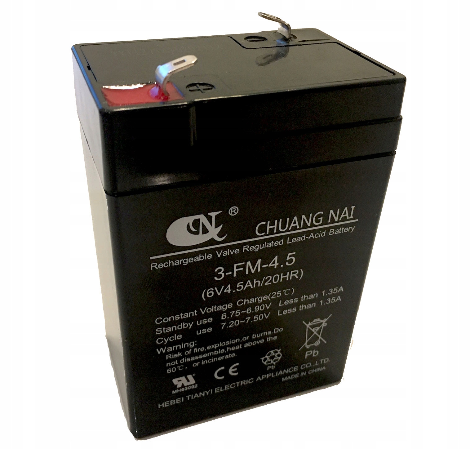 

Akumulator 6V 4,5 Ah zabawki autka