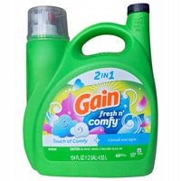 Gel na praní tkanin Univerzální 107 praní Gain Fresh n' Comfy 4,55 l