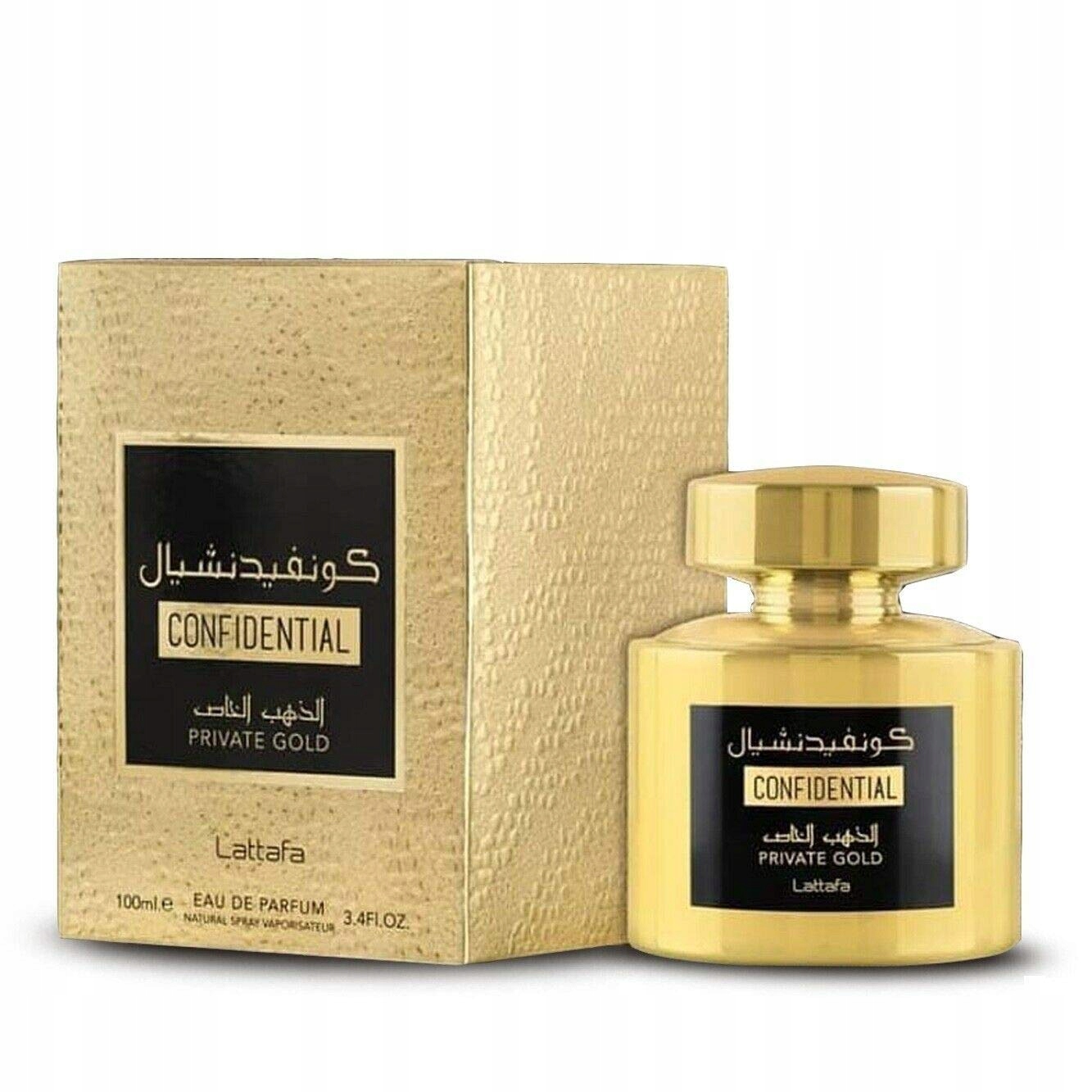Lattafa Confidential Private Gold 100 ml Edp Spray parfémovaná voda pro ženy