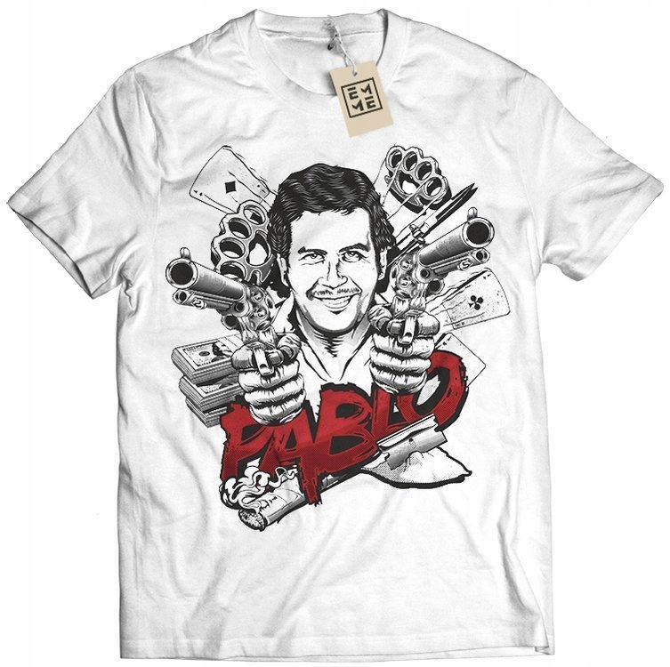 

Koszulka Męska Pablo Escobar Narcos L