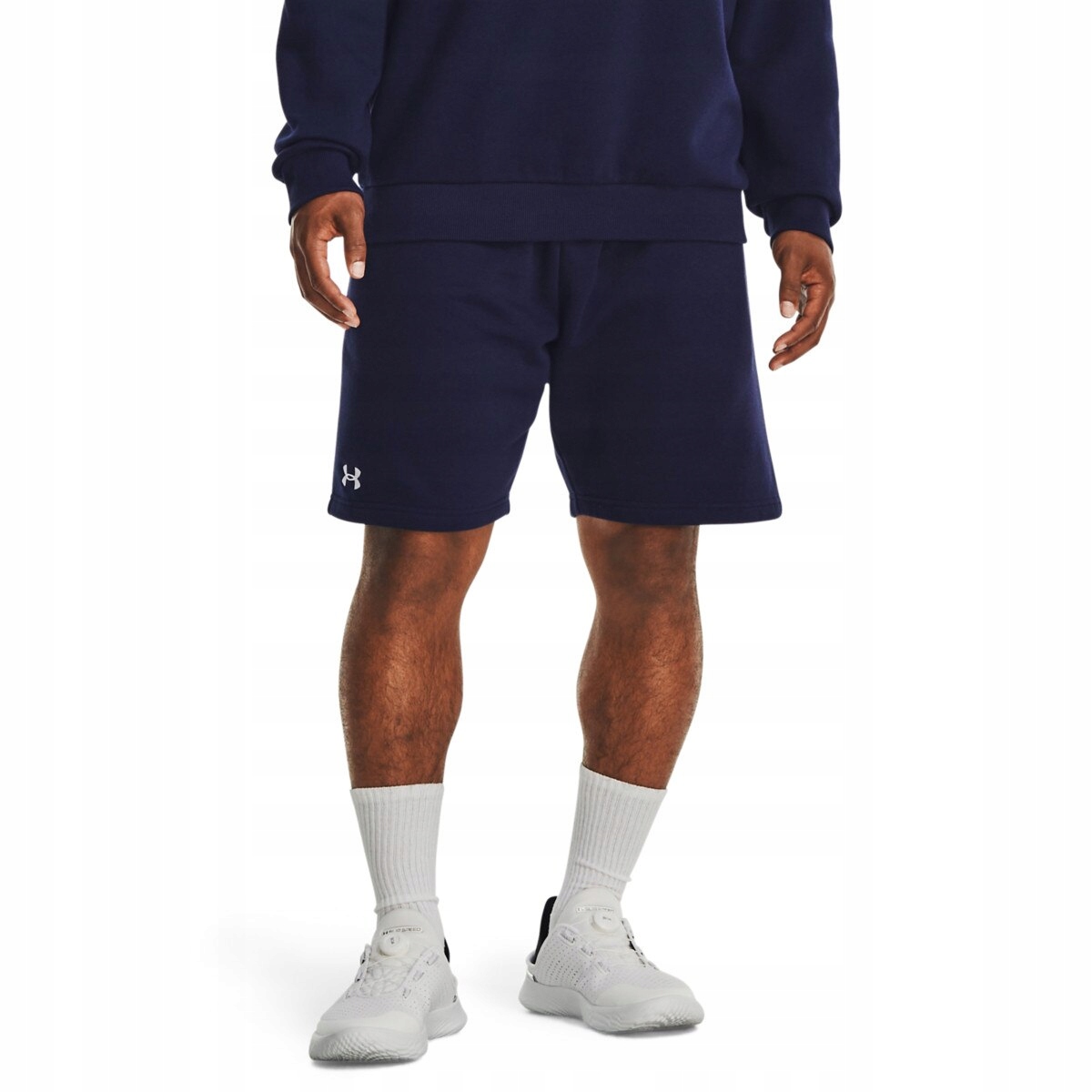 Kraťasy Ua Rival Fleece Shorts-BLU