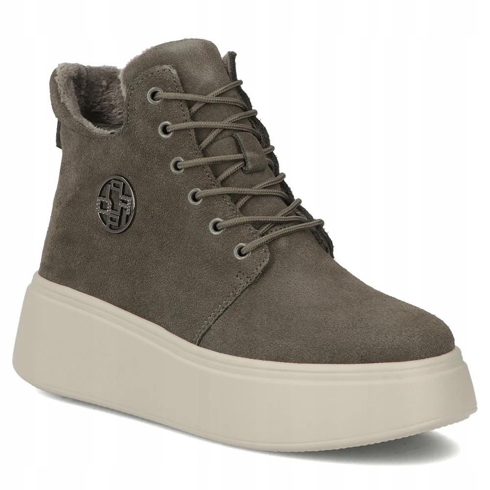 Filippo DBT7272/25 Gr Dámské boty na platformě, semišové, lehké, vel. 39