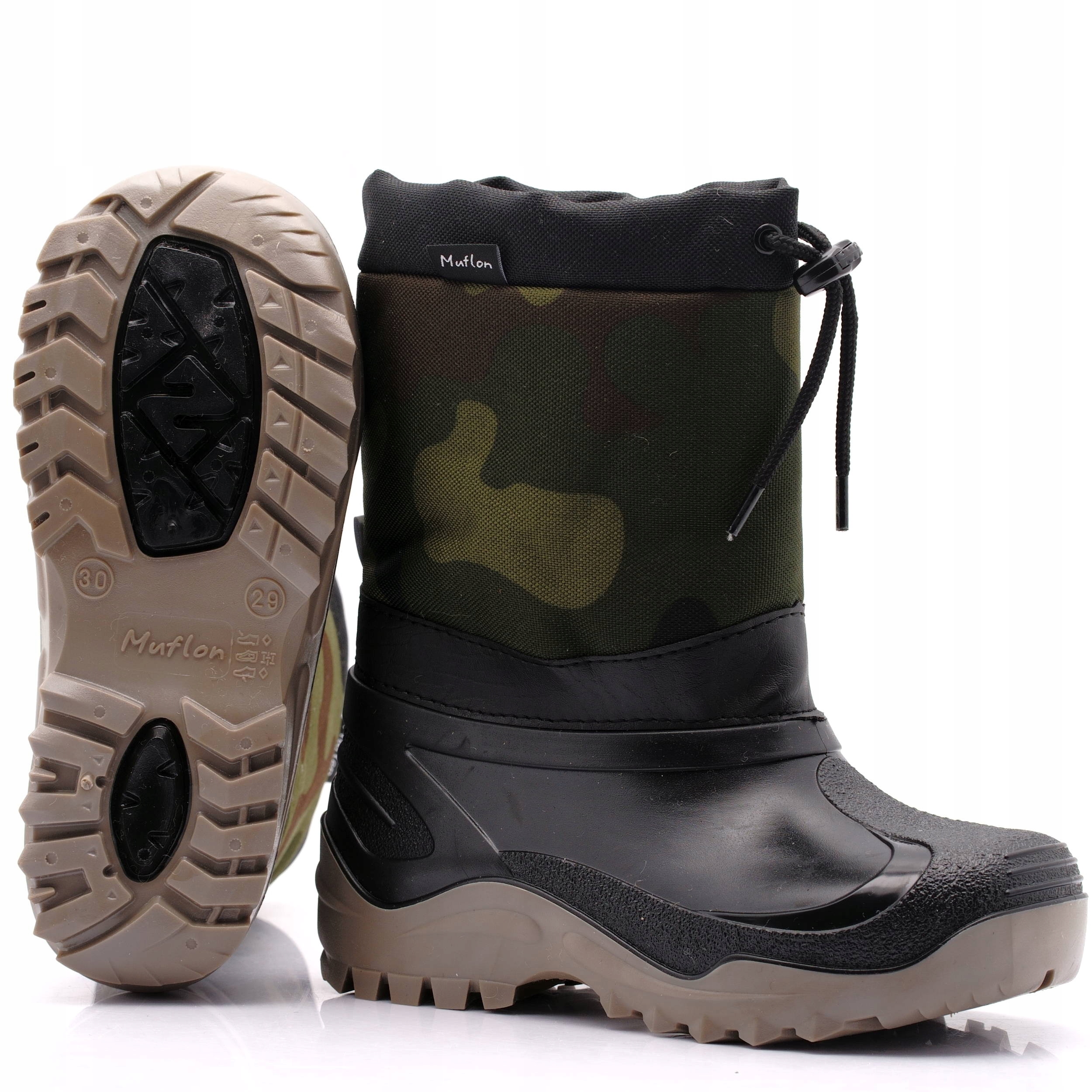 RENBUT MUFLON ŚNIEGOWCE BUTY ZIMOWE WEŁNA 35/36