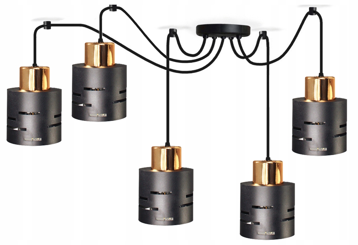 Stropní lampy do obývacího pokoje Loft, černá měď, lustr, závěsná stropní lampa