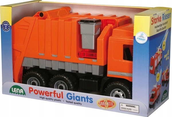 Pojazdy Dziecięce Samochody Zabawki Autka Śmieciarka Mercedes 70 cm