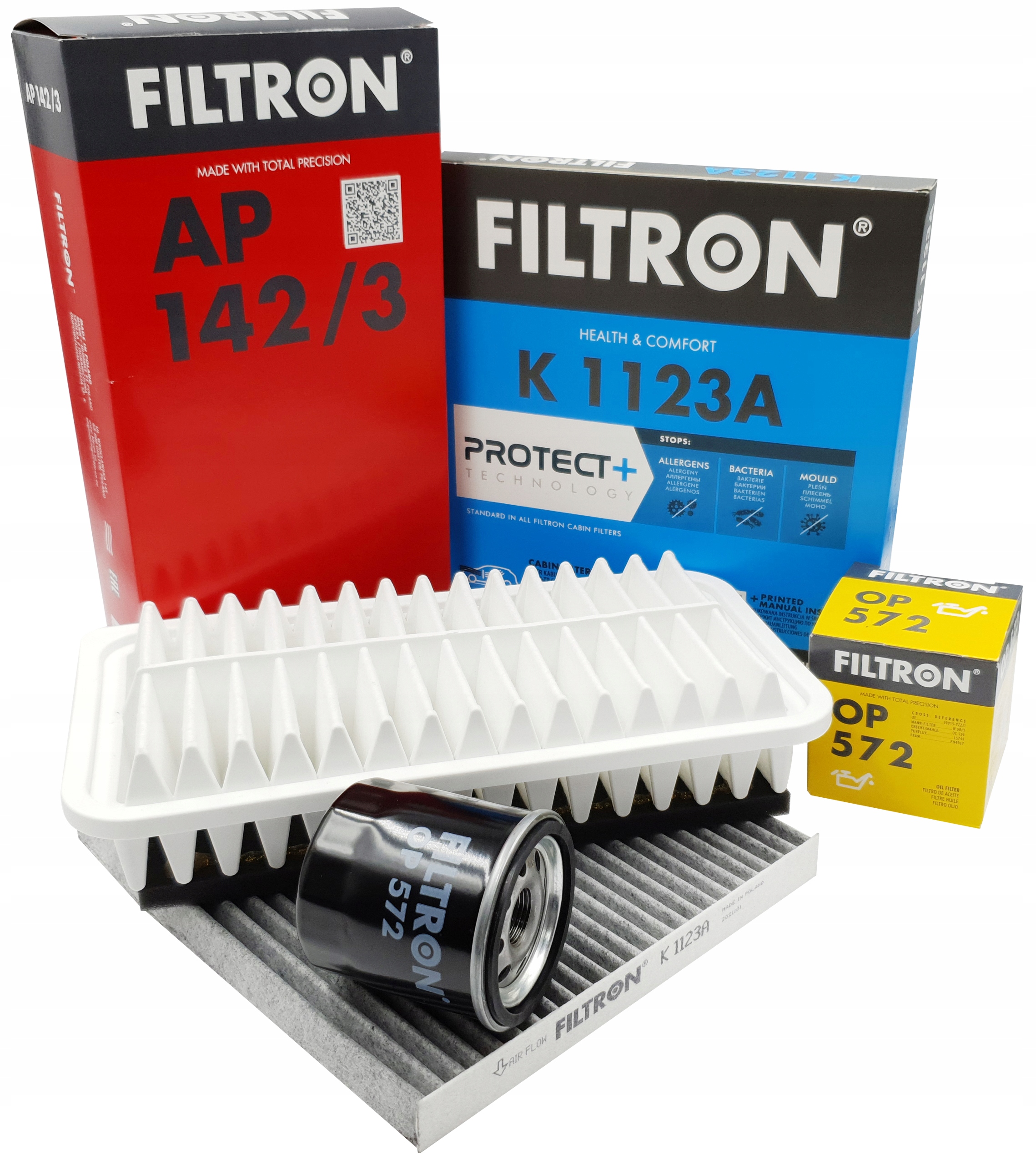FILTRON ZESTAW FILTRÓW TOYOTA COROLLA E12 1.4 1.6