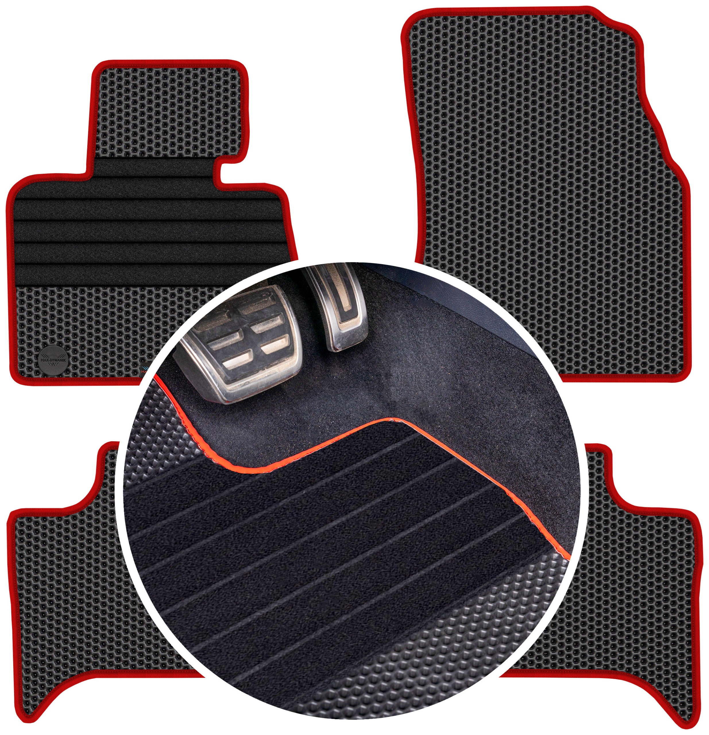 Bmw X5 E53 1999-2006 Gumové rohože Eva Eternity Plastry Medu