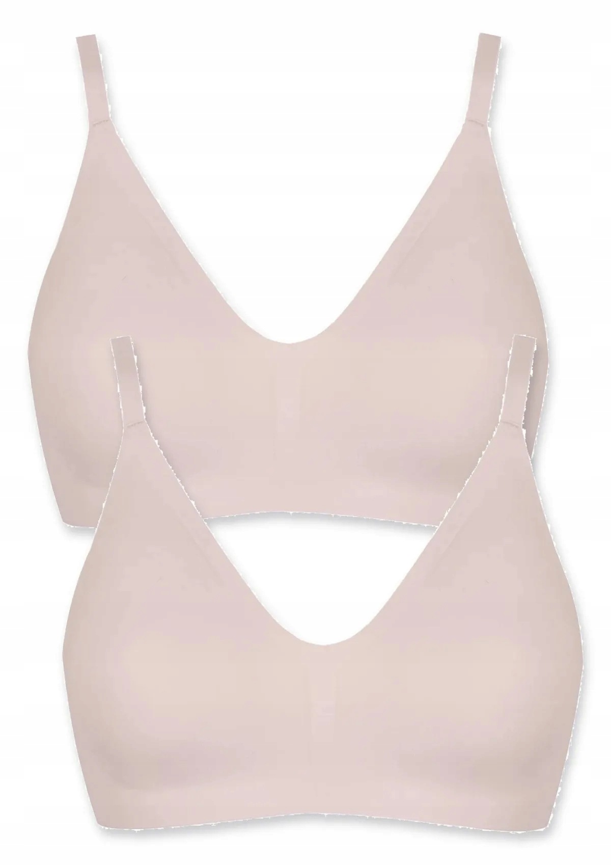 Lormar Pure 441 bezešvá podprsenka s vložkami, 2 ks starorůžová S