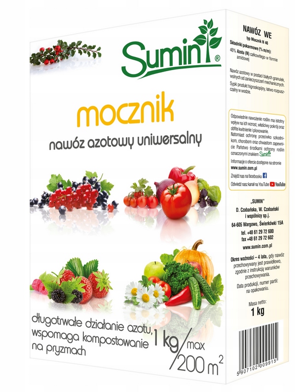 

Sumin Mocznik 1kg nawóz azotowy