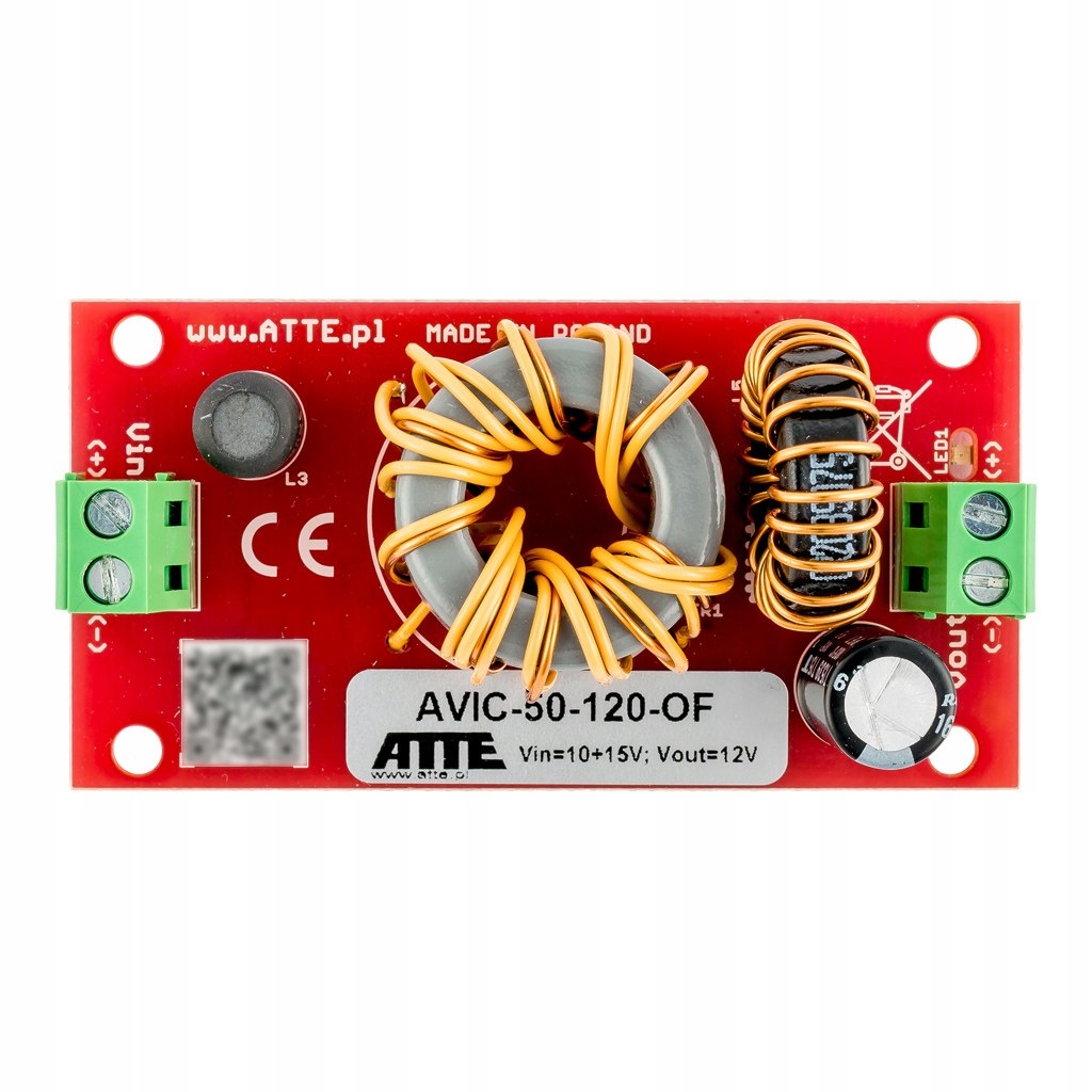 Měnič Napětí Atte DC/DC AVIC-50-120-OF 10-15V 50W 4A