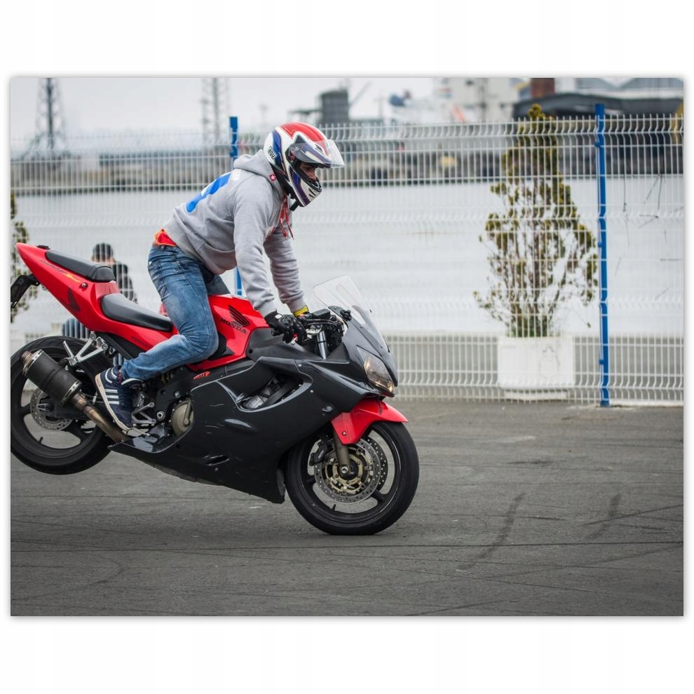 

Plakat 50x40 Jazda na przednim kole