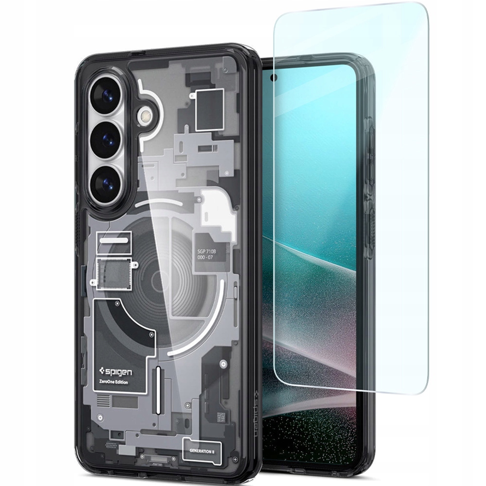 Etui Spigen Ultra Hybrid do MagSafe do Galaxy S26, ochronny case szkło