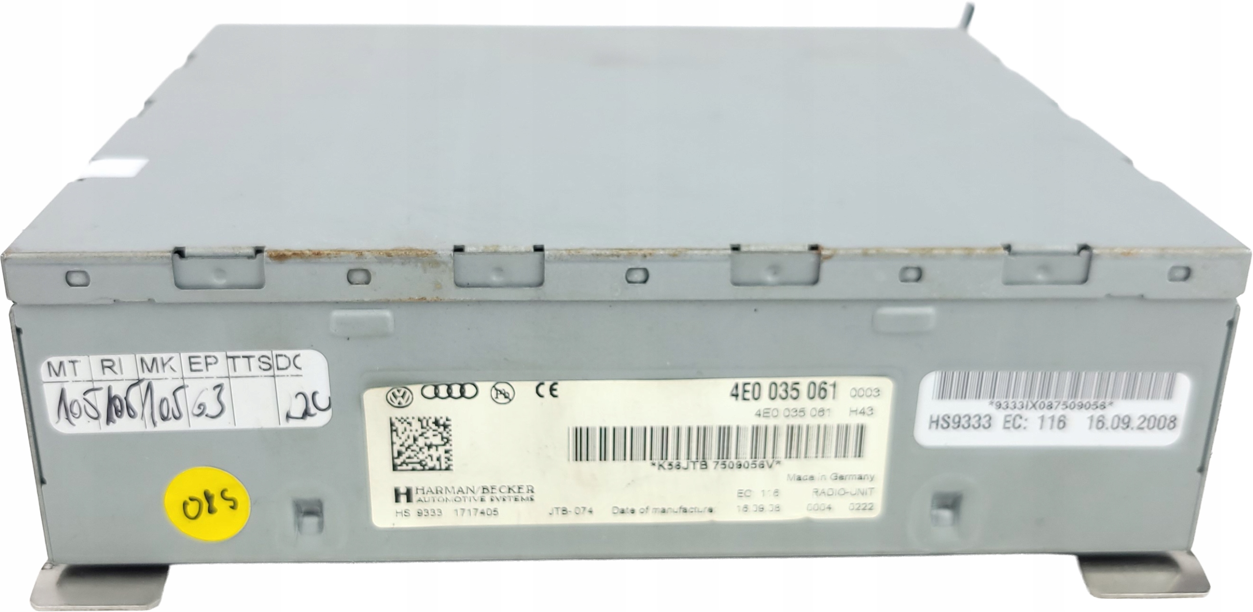 AUDI A8 D3 LIFT module TUNER radio 4E0035061