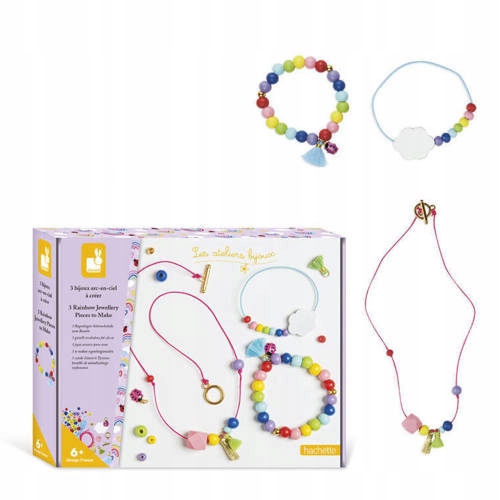 

Zestaw do tworzenia biżuterii Koraliki 6+, Janod