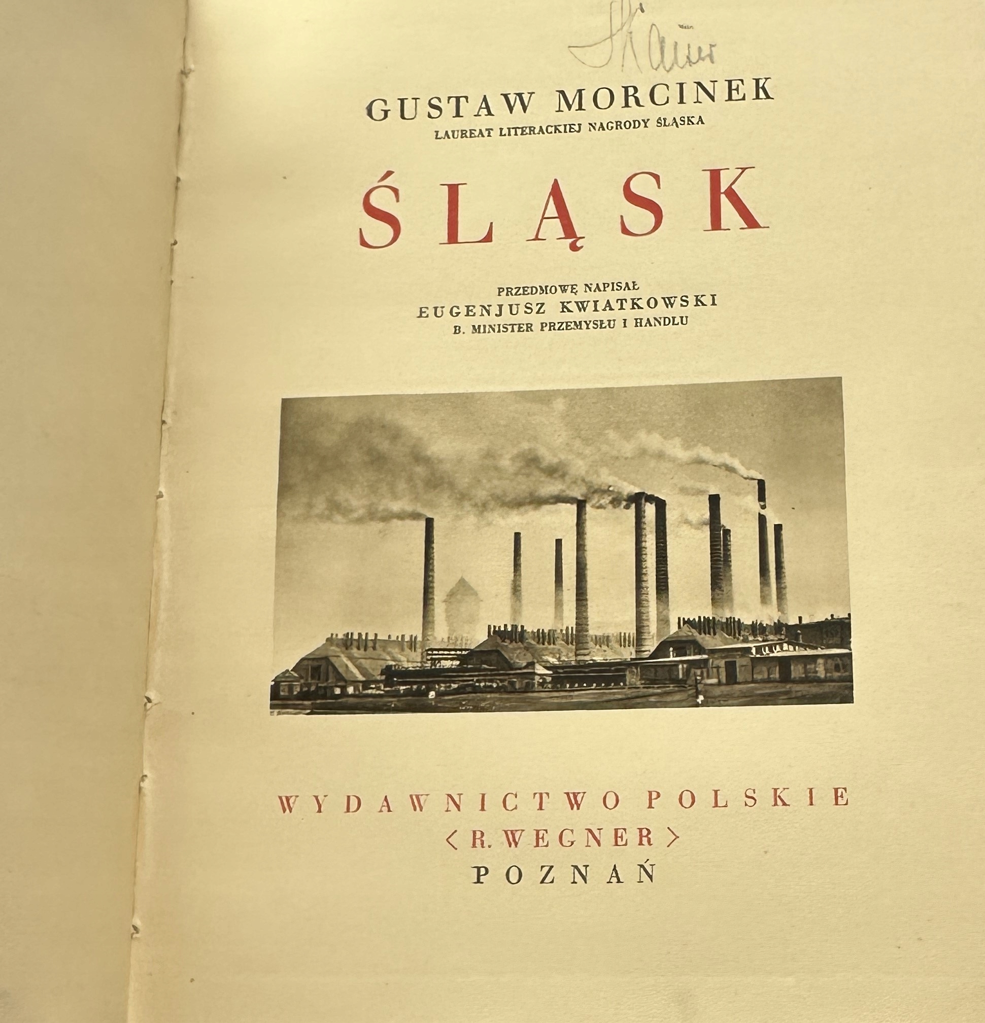 Śląsk Cuda Polski Gustaw Morcinek 1933 r