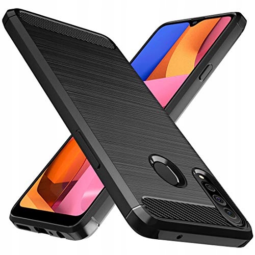 

Etui Pancerne Karbon do Samsung Galaxy A20S +szkło